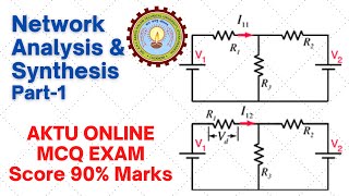 NAS mcq 1 Network analysis and synthesis mcq  superposition theorem mcq  AKTU online mcq  AKTU [upl. by Otiv]