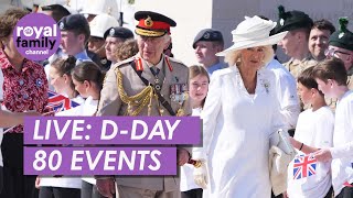 LIVE Royals Attend DDay 80th Anniversary Events [upl. by Ardis624]