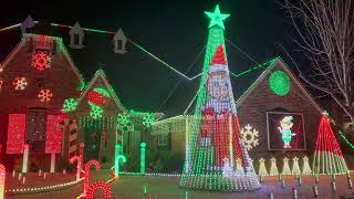 MFL present THE ELF SONG 2023 Christmas Light Show [upl. by Nosidam]