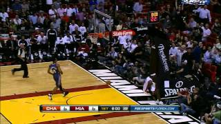 LeBron James SICK Tomahawk Dunk off d Steal vs Bobcats 101810 [upl. by Immas]