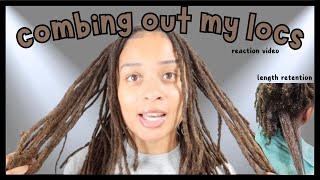 Shocking Dreadlock Transformation 😱 Reacting to COMBING OUT My Dreads [upl. by Lubeck383]