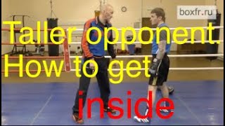 How to get inside when fighting against a taller boxer [upl. by Renckens]