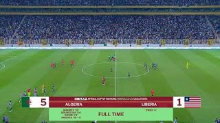 Algeria vs Liberia 51 All GoalsHighlights Afcon2024 Amine Gouiri Goal Baghdad Bounedjah Goal [upl. by Tessie]