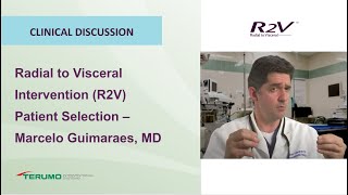 Radial to Visceral Intervention R2V Patient Selection  Terumo Interventional Systems [upl. by Meg]