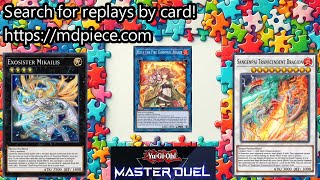 Exosister vs Tenpai Dragon No initial response Hiita recovery YuGiOh Master Duel [upl. by Naivat]