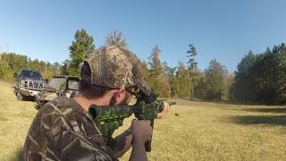 GoPro  9mm JRC Zombie Gun  Target Practice HD [upl. by Viridis845]