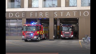 Cambridgeshire Fire amp Rescue Service Cambridge ERP x 2 Turnout March 2023 [upl. by Llenil]