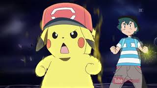 Ash and Pikachu Z move 1000000 VOLT THUNDERBOLT [upl. by Cordelia154]