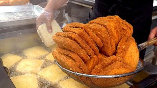 식빵고로케 Amazing Skill of the Fried Croquette Toast Master  Korean street food [upl. by Ozne]