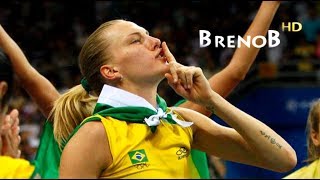 TOP 10 Best Actions by Marianne Steinbrecher  Volleyball Wing Spiker ● BrenoB ᴴᴰ [upl. by Savinirs]