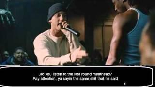 eminem 8 mile 3 last battles with subs [upl. by Ahsyek31]