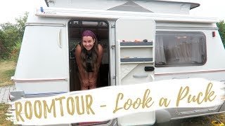 Look a Puck  the ROOMTOUR through our tiny Caravan [upl. by Lananna873]