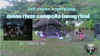 Camping at Moon River Campsite  Camping  river crossing  1st camping  River [upl. by Danczyk836]