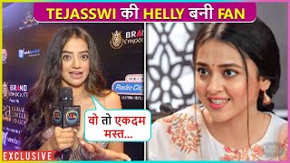 Helly Shah Praises Tejasswi Prakash For Naagin 6 Calls Her Super H0T [upl. by Landry]