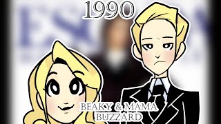 1990s Beaky and Mama Buzzard Speedpaint [upl. by Madalena]