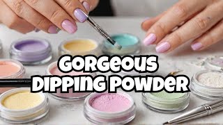 How to Achieve Gorgeous Dipping Powder Nails at Home for Beginners [upl. by Fuller]