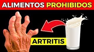 ARTRITIS NUNCA coma estos 8 ALIMENTOS [upl. by Teragramyram]