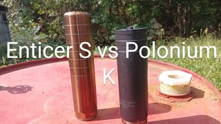 Suppressor tests Diligent Defense Enticer S vs Otter Creek Labs Polonium K [upl. by Yeleek]