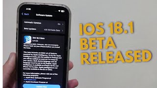 IOS 181 public beta is Released  Apple intelligence in older devices [upl. by Ungley]