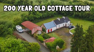 FULL HOME TOUR of our 200 YEAR OLD STONE COTTAGE and LAND Moving to Ireland [upl. by Anikat827]