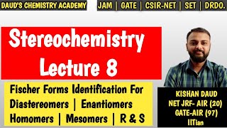 Stereochemistry Lec 8 [upl. by Annahoj]