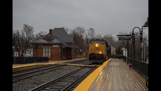 CSX CampO heritage unit leads I031 by Laurel MD [upl. by Reema207]