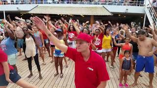 Carnival Sensation Sailaway Party July 26 2018 2 [upl. by Aneerol]