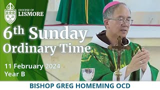 Catholic Mass Today Sixth Sunday Ordinary Time 11 Feb 2024 Bishop Greg Homeming Lismore Australia [upl. by Nerrot]