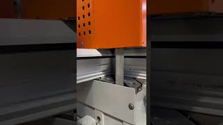 Welding a UPVC Window sash on Elumatec 4 head welder [upl. by Eelrefinnej]