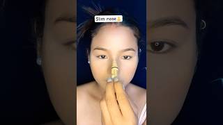 How to contour your nose 👃😍 ytshorts youtubeshorts nose contour viral beautyhacks 👌🥰🥰 [upl. by Ashley665]