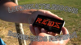 REDS BONES BEARINGS REVIEW  PRODUCT REVIEW  LUKES SKATE LESSONS [upl. by Kronick995]