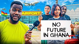 Ghanaian Youth are Angry and Fed Up They Want to Leave the Country [upl. by Anerec]