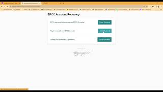 EPCC Account Access or Recovery [upl. by Latnahc]