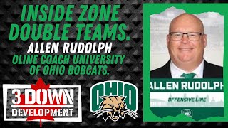 Coaching Inside Zone Clinic Part 1 Featuring Ohio Bobcats OLINE Coach Allen Rudolph [upl. by Cherish611]