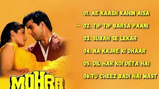 Mohra Movie All Songs Akshay Kumar amp Raveena Tandon  Old Hindi Bollywood songs [upl. by Gudrin]