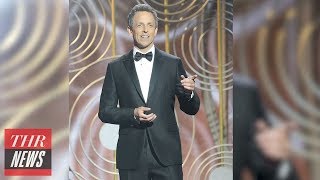 Seth Meyers Wastes No Time Tackling Sexual Harassment Scandals in Opening Monologue  THR News [upl. by Hildegard663]