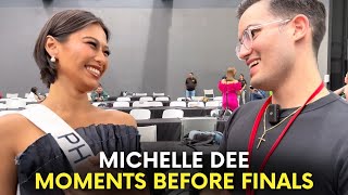 MISS UNIVERSE 2023 Michelle Dee shares her hopes for The Philippines moments before finals [upl. by Marela]