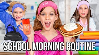 NEW SCHOOL MORNiNG ROUTiNE First day at new school [upl. by Finstad]