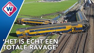 Van minuut tot minuut zo ging het treinongeluk in Voorschoten [upl. by Eniamej]