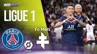 PSG vs Metz  LIGUE 1 HIGHLIGHTS  05212022  beIN SPORTS USA [upl. by Retsevel]