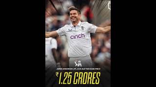 JAMES ANDERSON Registered for IPL 2025 AUCTION 💵 Cricket Status Video IPL Statusjamesandersonipl [upl. by Llebanna]