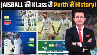 IND vs AUS KL Rahul amp Yashasvi Jaiswals record breaking 172run partnership in Perth Test [upl. by Paschasia]