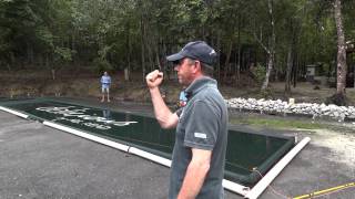 Peter Hayes  fly fishing casting demo IFFF 2012 Malaysia [upl. by Lavern]