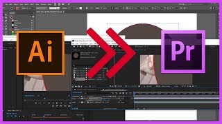 How to Import Illustrator Files into Adobe Premiere Pro CC [upl. by Vladamar51]