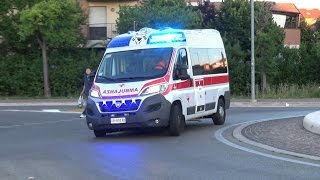 NewAmbulanza CRI Cesenatico in emergenza  Italian Red Cross ambulance in emergency [upl. by Ronnie761]