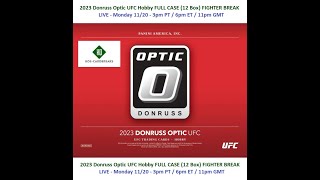 2023 Donruss Optic UFC Hobby Full Case Fighter Break 2  112023 [upl. by Oine]