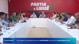 Kreu i PL Ilir Meta mbledh kryesinë e partisë 15082024 [upl. by Ullyot]