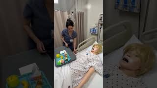 Urinary Catheter Irrigation Nursing Skills Lab [upl. by Jory]