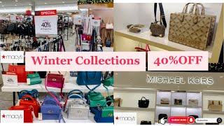 Winter Collections Handbags 👜 at Macy’s  handbag bag macys sale clearance  Sujatavibes [upl. by Alduino578]