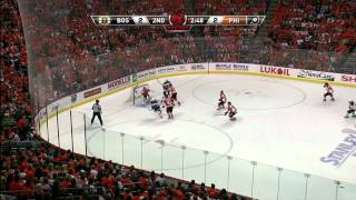 BruinsFlyers Game 2 2011 Highlights 522011 1080p HD [upl. by Dnaleel725]